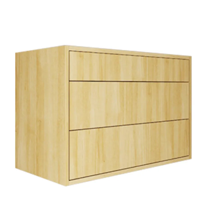 Vanité 36 po. Suspendu 2 tiroirs beauté naturelle avec comptoir