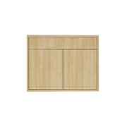 Vanité 30 po. Suspendu 2 portes beauté naturelle avec comptoir