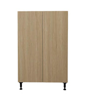 24 L x 34 3/4 H x 24 P" Natural Beauty Kitchen Base Cabinet 2 Doors Unit