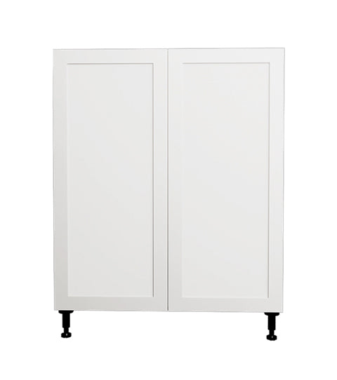 36 L x 34 3/4 H x 24" Shaker White Base Kitchen Cabinet 2 Doors