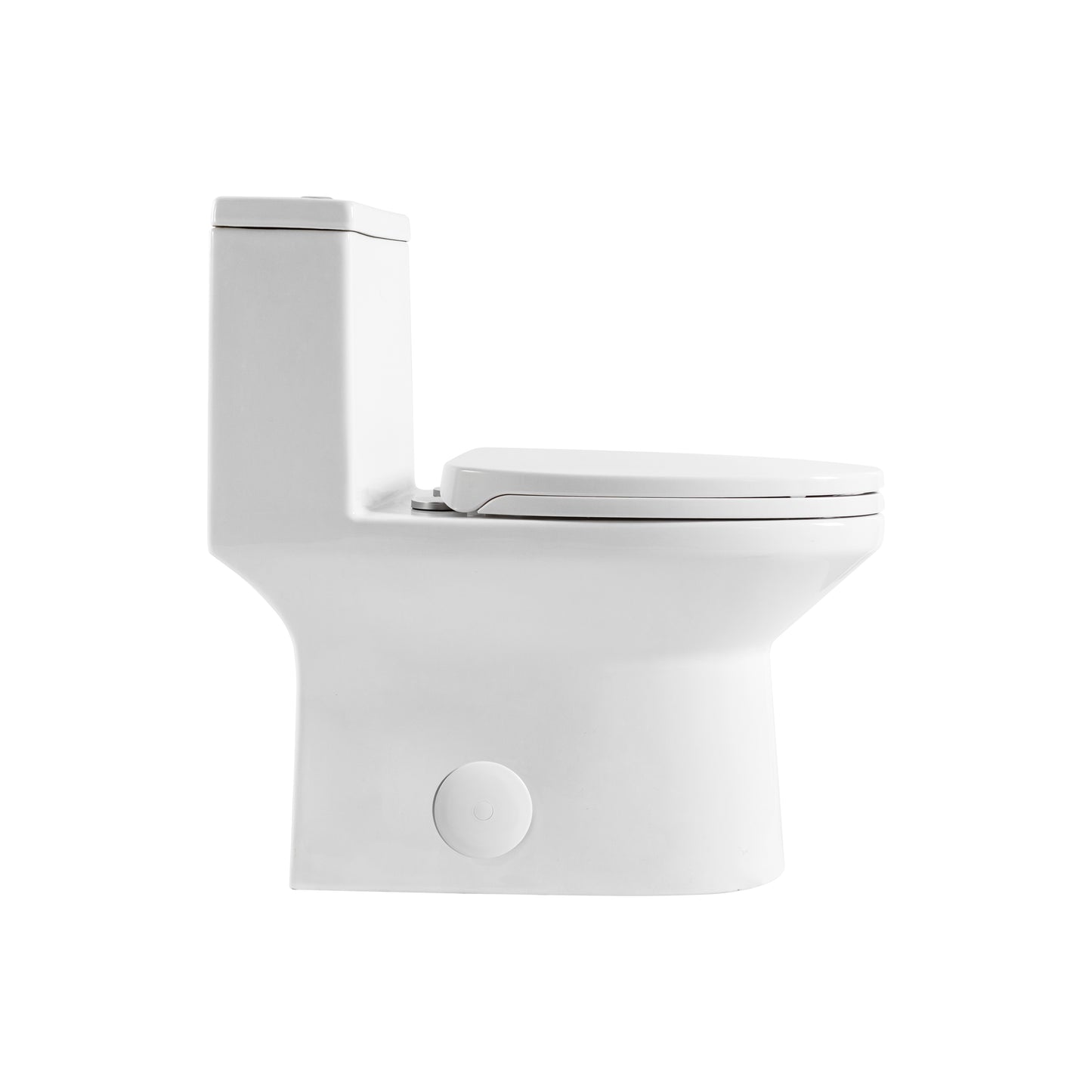 One-piece toilet, elongated bowl shape aMJ-T138