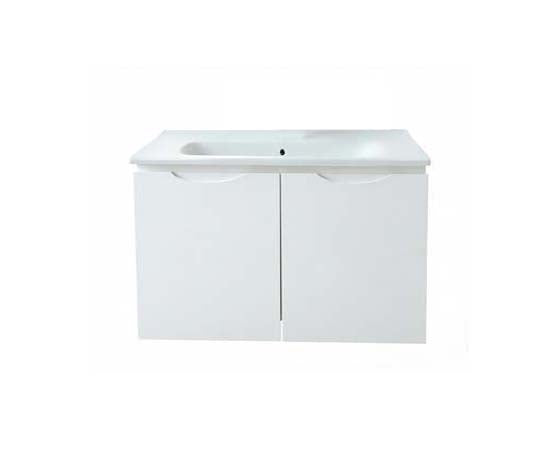 Vanity Suspended 30 in White 2Doors with countertop.