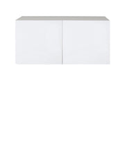 Armoire de cuisine haut de réfrigérateur 2 portes Blanc Laqué 33 L x 20 H x 12 1/2 P po