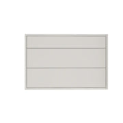 Glossy White Vanity 36 in. Suspended 2 Drawers with Countertop