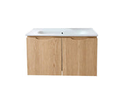 Vanity Suspended 36 in Natural 2Doors with countertop.