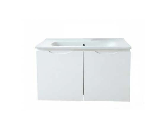 Vanity Suspended 36 in White 2Doors with countertop.