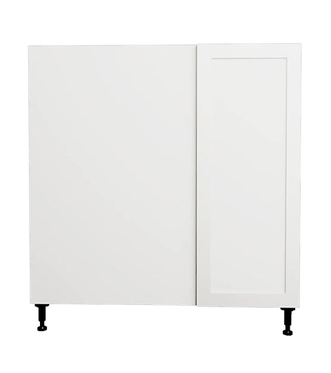 Armoire de cuisine bas en coin shaler blanc 36 L x 34 3/4 H x 24 po