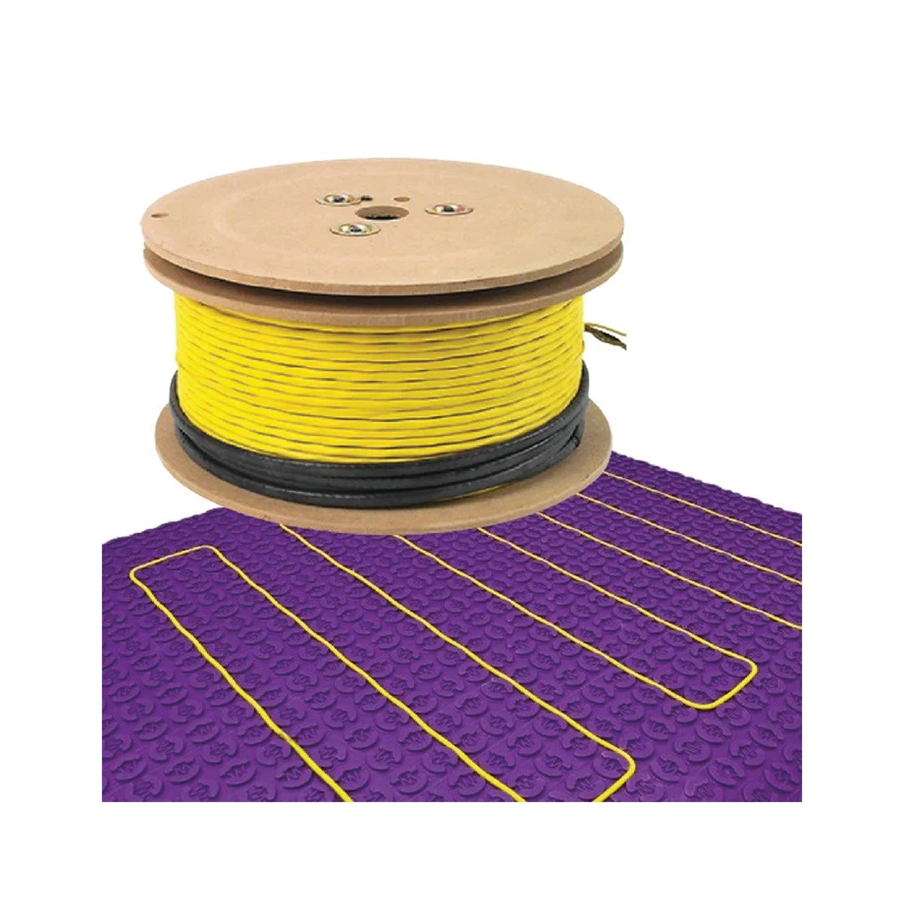 Système de chauffage au sol par câble, 3,7 watts, 3 emplacements, 72 pi²