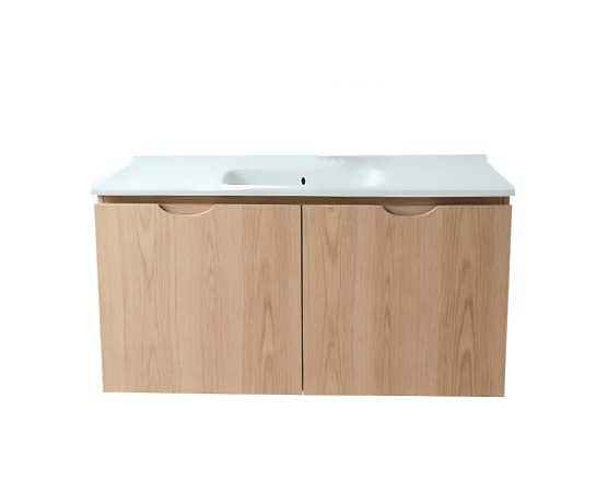 Vanity Suspended 40 in Natural 2Doors with countertop.