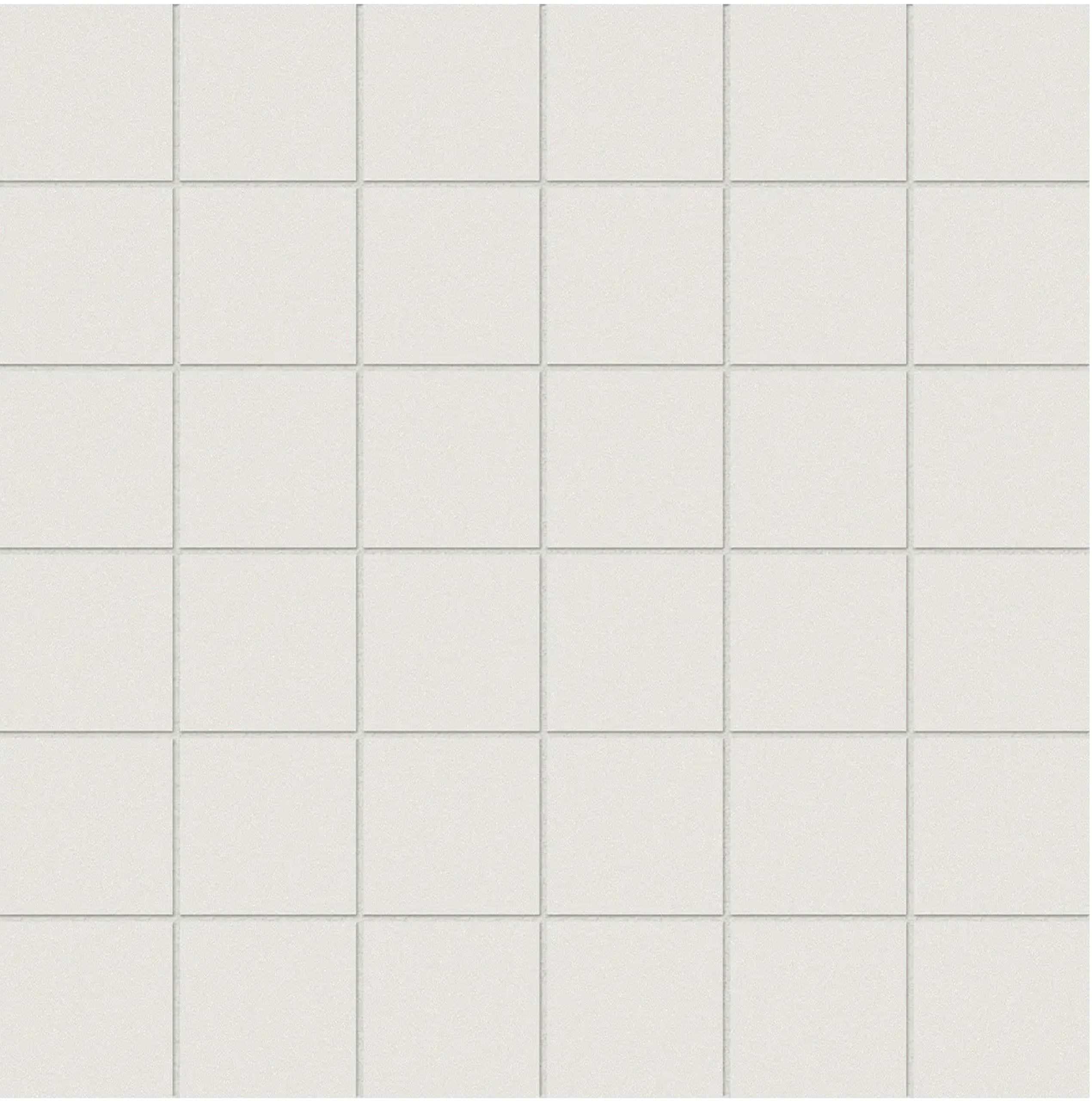 Mosaïque en porcelaine 2 x 2 po Prima Warm White Matte UnGlaz. 9,58 pc/boîte