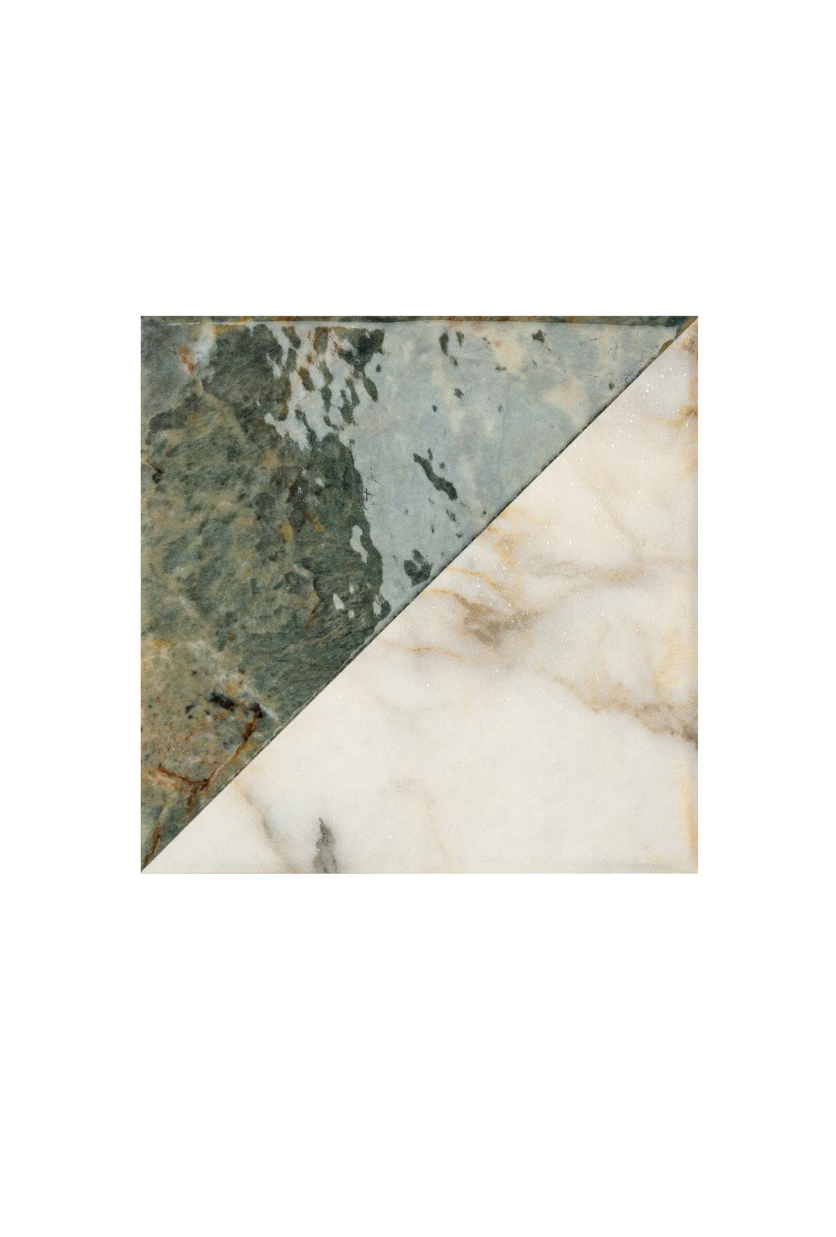 Porcelain Ceramic Tile - collection Dimore available 8x8 in, 4 colors and 1 finish. 8x8 in Eulalia Amazzonite