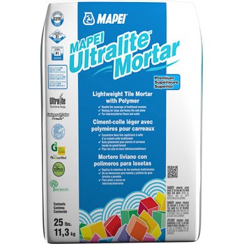 Mapei Ultralite Mortar Ciment-colle léger de qualité supérieure avec polymères - 25 lb