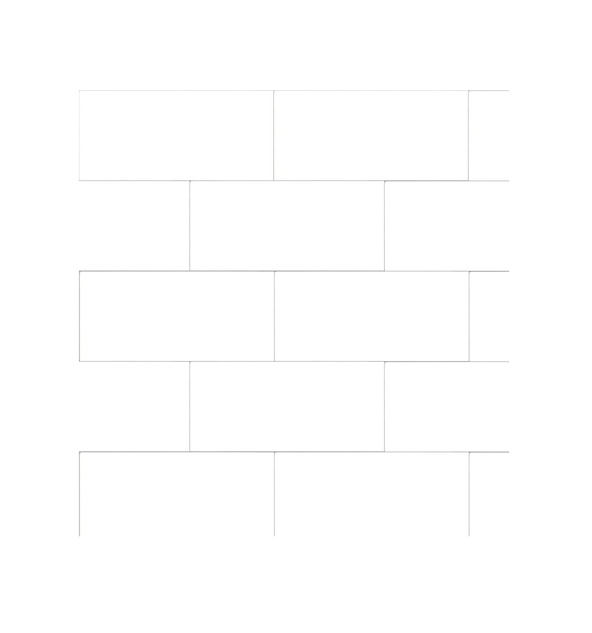 Ceramic Tile Mg White Ice Polished 4x16 in 15.33 SF Box