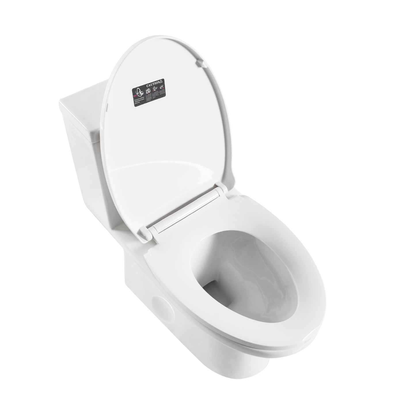 One-piece toilet, elongated bowl shape aMJ-T138