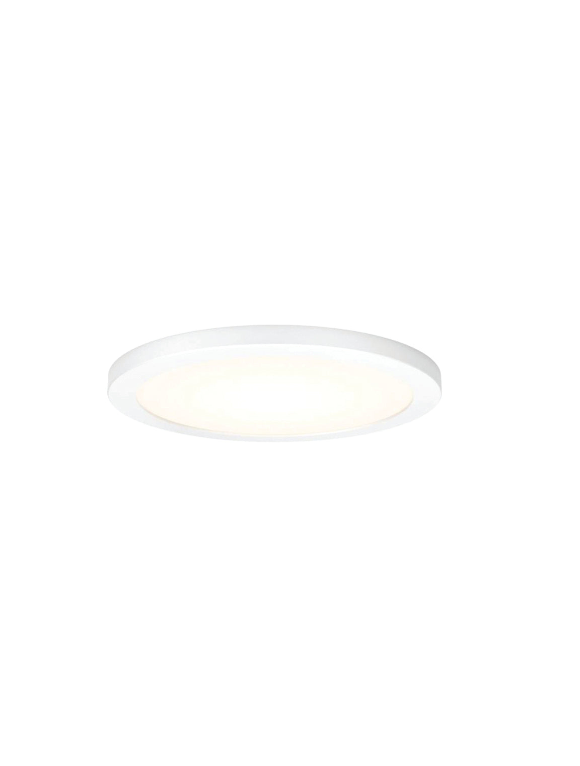 12 in Ceiling Light, White, 3 selectable colors