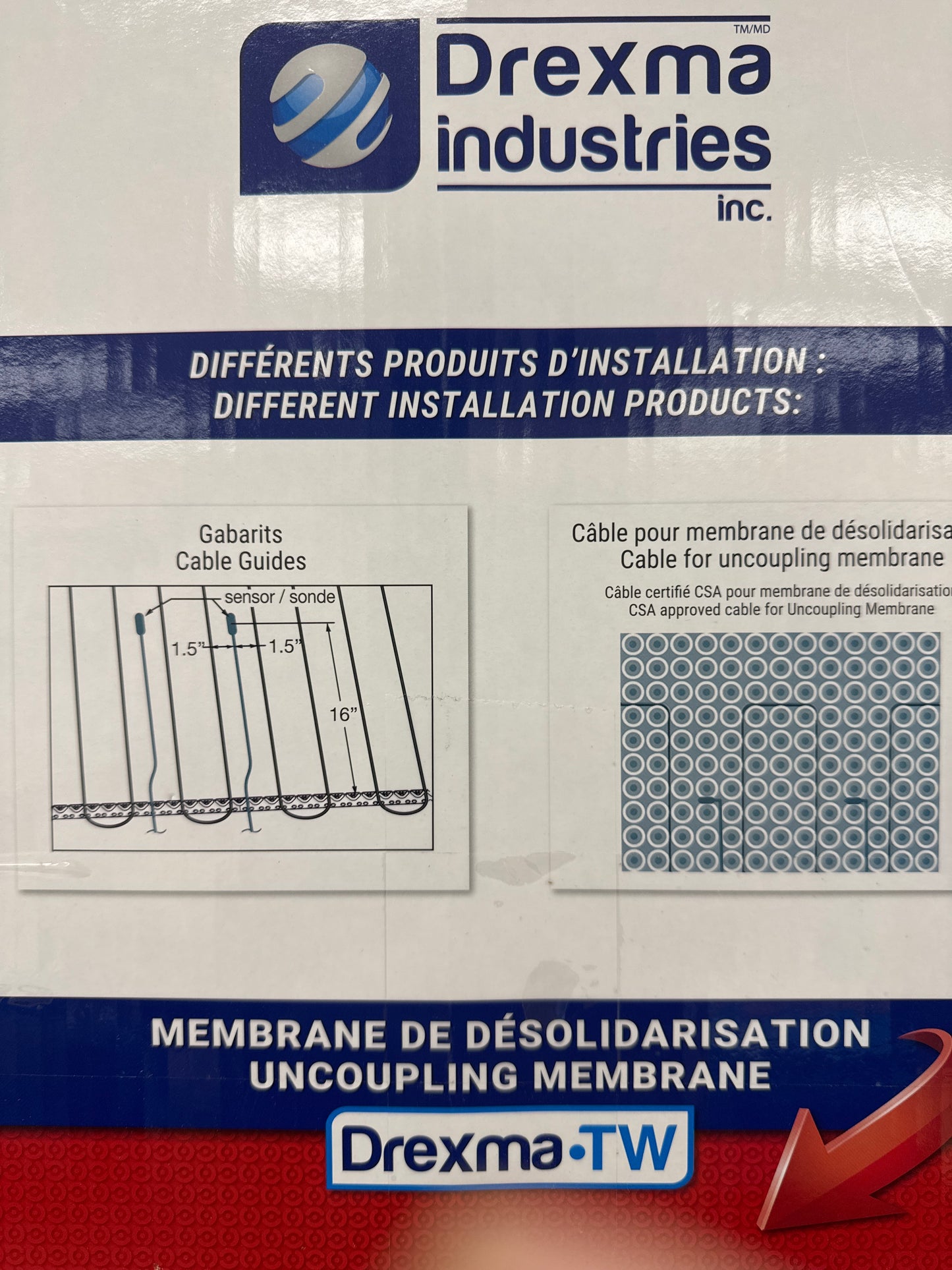 Underfloor Heating Cable System 3.7 Watt.-. 3,7CWC-240V-096