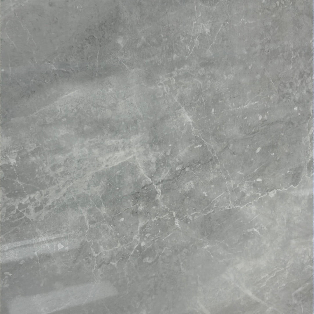 3.99$ / SF- 15.5 SF/Box Porcelain Plata Perla Grigia Polished 24x24  in.