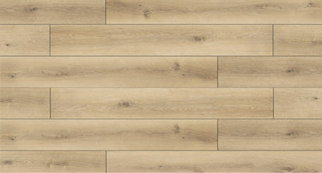 Revêtement de sol en vinyle 7 mm, membrane Beige incluse, boîte de 16,91 pi²