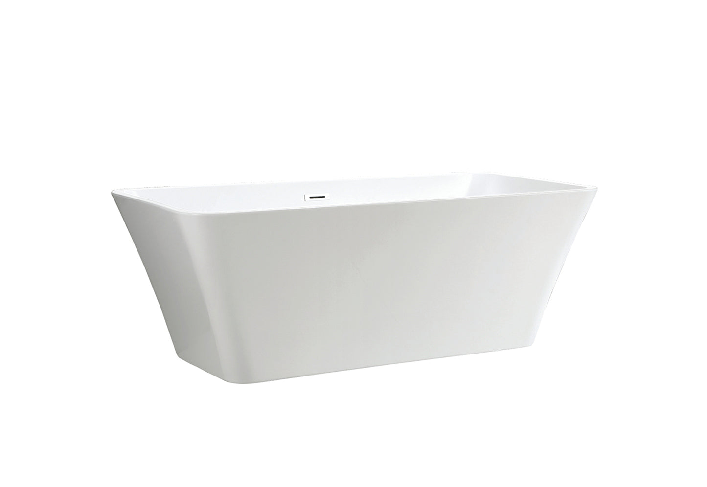 Luxor Freestanding Bathtub Size :67 x 29.5 x 23.6 in.  (1700 x 750 x 600 mm)