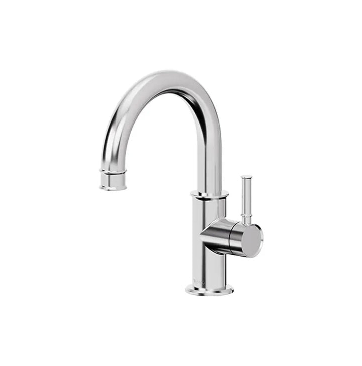 Alyss single hole lavatory faucet with (overflow) drain