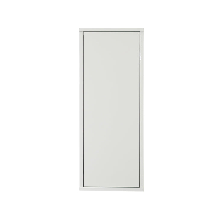 Glossy White Medecine Cabinet 1 Door 12 in.