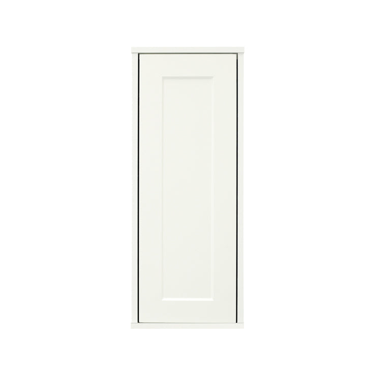 Armoire à pharmacie  1 porte 12 po. Shaker blanc