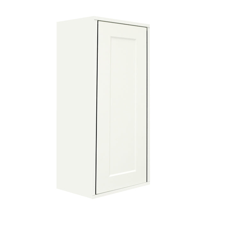 Armoire à pharmacie  1 porte 12 po. Shaker blanc