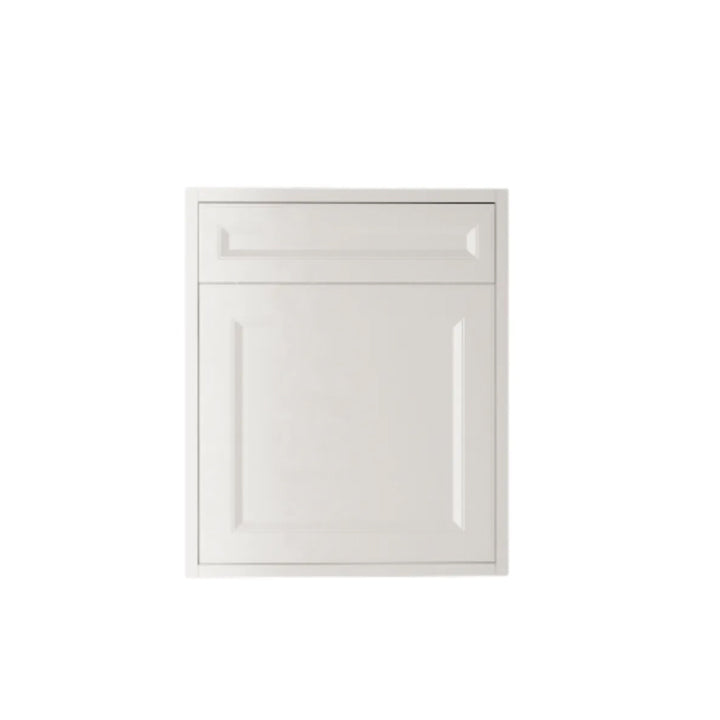 Shaker White Vanity 20 in. Suspended 1 Door with Countertop