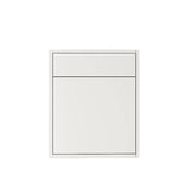 Glossy White Vanity 20 in. Suspended 1 Drawer with Countertop