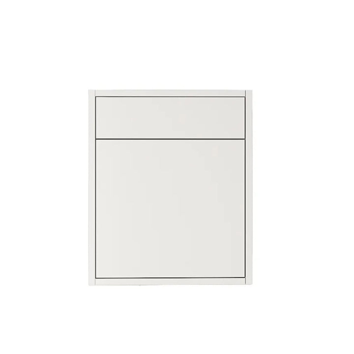 Glossy White Vanity 20 in. Suspended 1 Drawer with Countertop