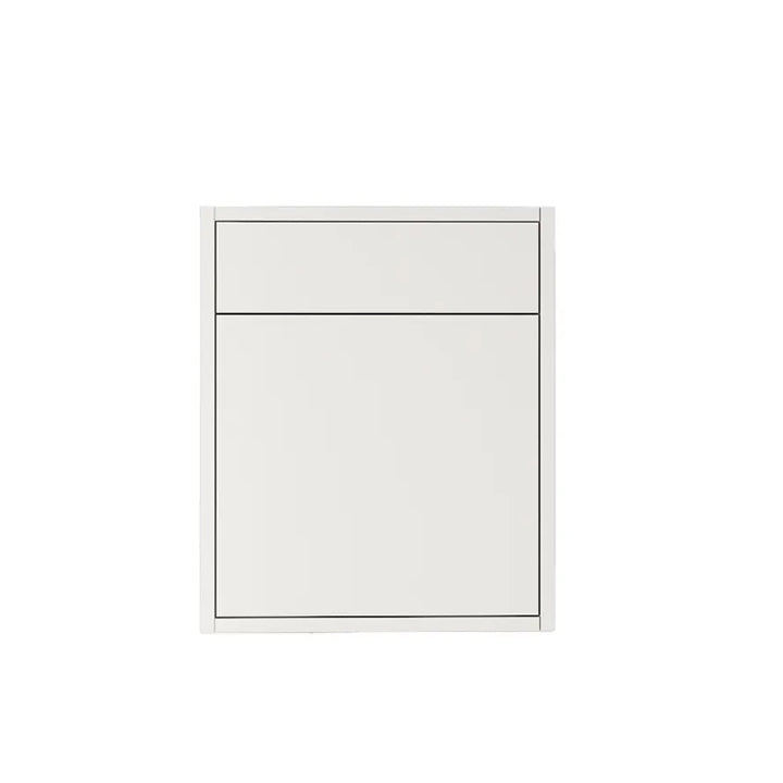 Glossy White Vanity 20 in. Suspended 1 Door With Countertop