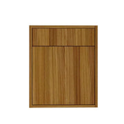 Vanité 24 po. Suspendu 1 tiroir cannelle chaude avec comptoir 