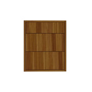  Vanité 20 po. Suspendu 2 tiroirs cannelle chaude avec comptoir