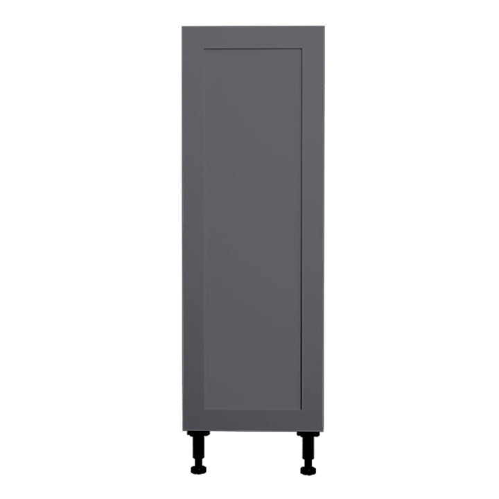 Armoire de cuisine bas 1 porte Shaker gris mat 12 L x 34 3/4 H x 24 P po