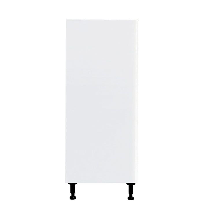 Glossy White Kitchen Base Cabinet 1 Door Unit 15 L x 34 3/4 H x 24 P in