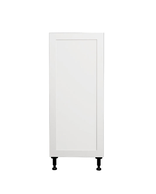 Shaker White Kitchen Base Cabinet 1 Door Unit 15 L x 34 3/4 H x 24 P in