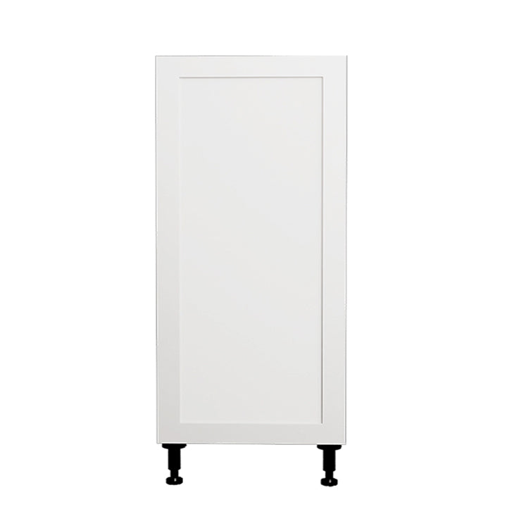 18 L x 34 3/4 H x 24 P" Shaker White Base Kitchen Cabinet 1 Door