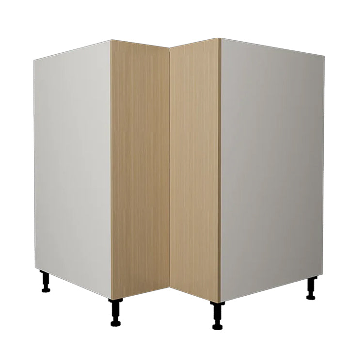 Armoire de cuisine bas en coin beauté naturelle 33 L x 34 3/4 H x 24 P