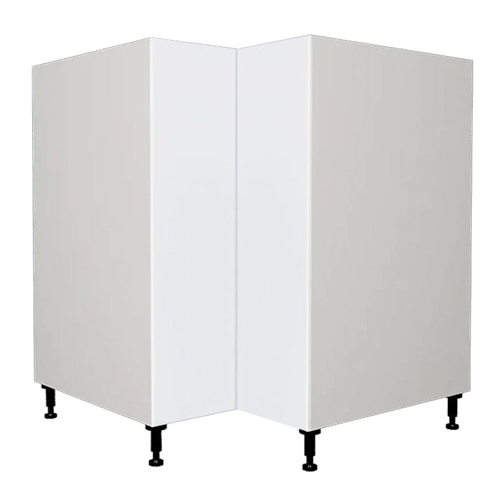 Armoire de cuisine bas en coin blanc laqué 36 L x 34 3/4 H x 24 P