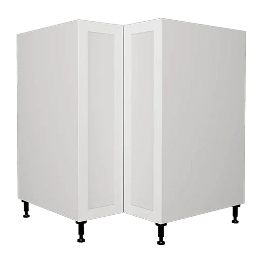 Armoire de cuisine bas en coin shaker blanc 36 L x 34 3/4 H x 24 P