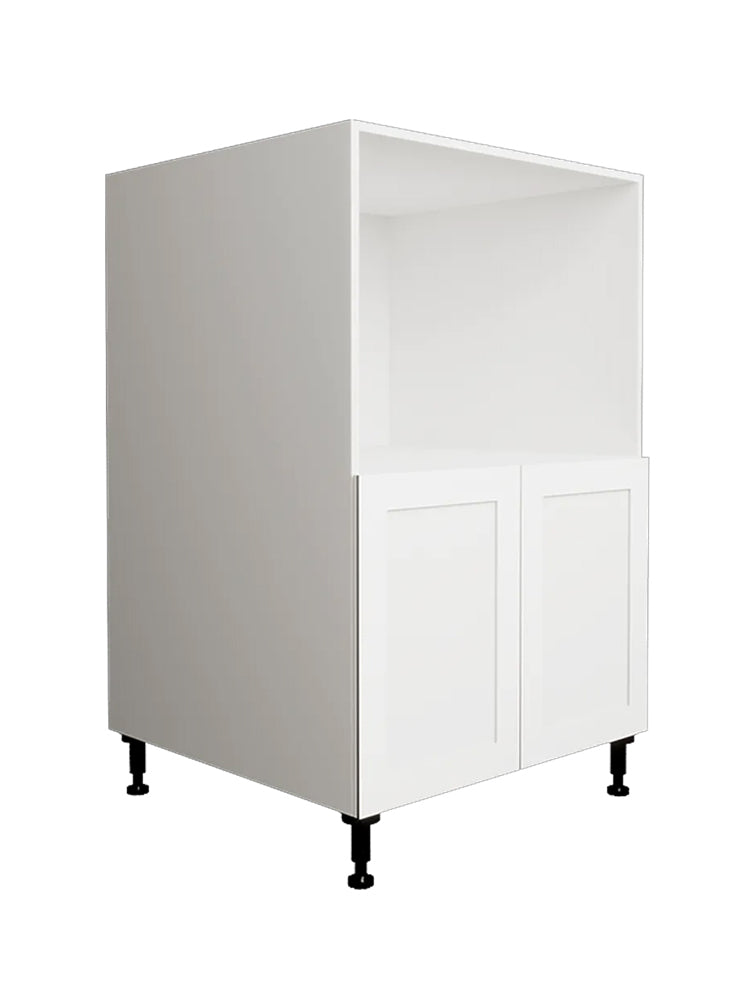 Armoire de cuisine pour micro-ondes shaker blanc 24 L x 34-3/4 H x 24 po