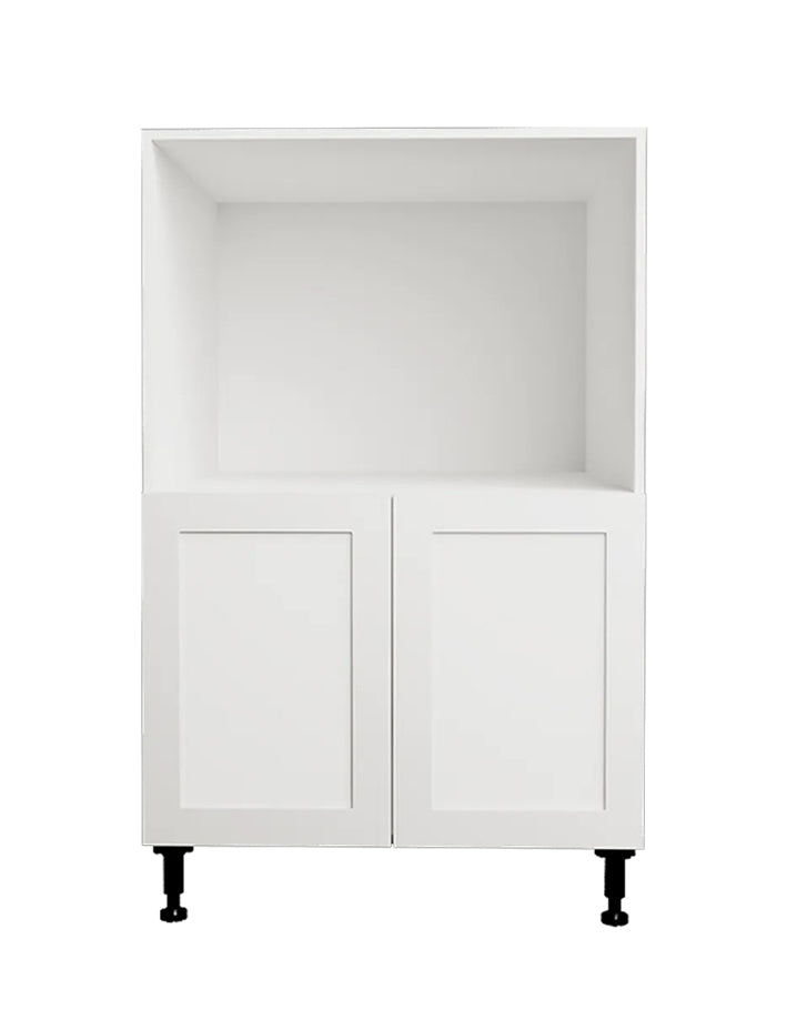 Armoire de cuisine pour micro-ondes shaker blanc 24 L x 34-3/4 H x 24 P po