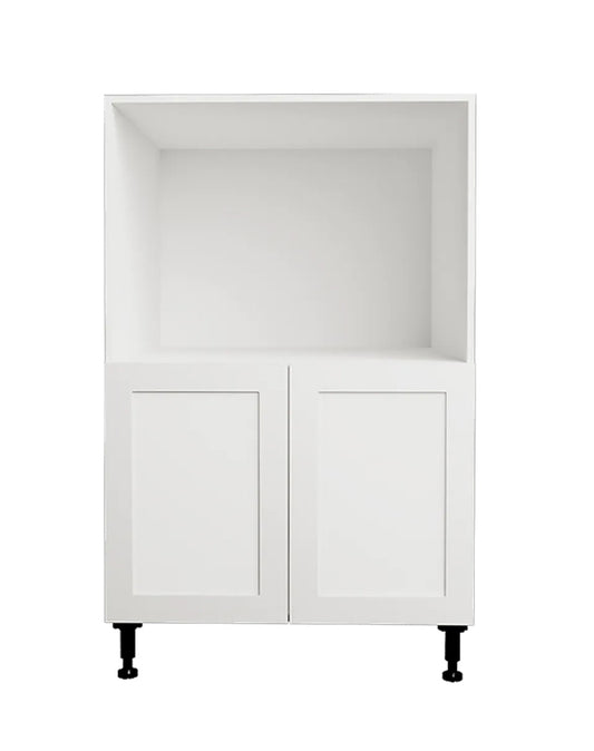 Armoire de cuisine pour micro-ondes shaker blanc 24 L x 34-3/4 H x 24 P po