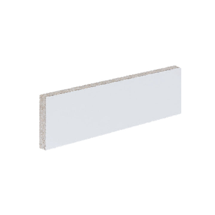 White Kitchen Cabinet Toe Kick Strip 96 L x 4 3/4 H in.