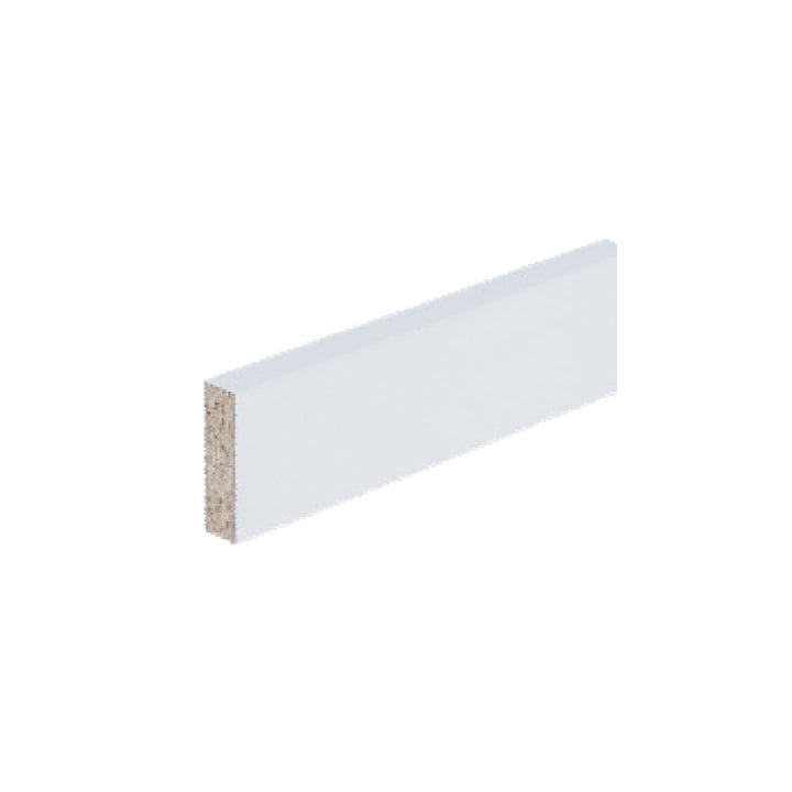 Shaker White Kitchen Cabinet Filler Strip 96” L x 2 1/2”H