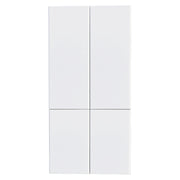 Armoire de cuisine garde-manger 2 portes blanche laqué 24 L x 55 H x 24 P po
