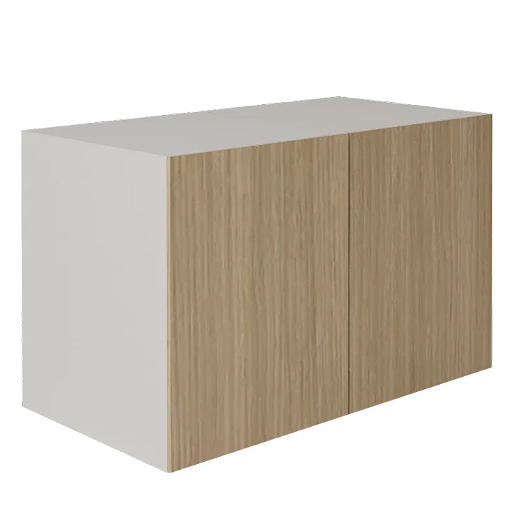 24L x 15 H x 12 1/2 P" Natural Beauty  Kitchen Cabinet Upper Range 2 Doors Unit