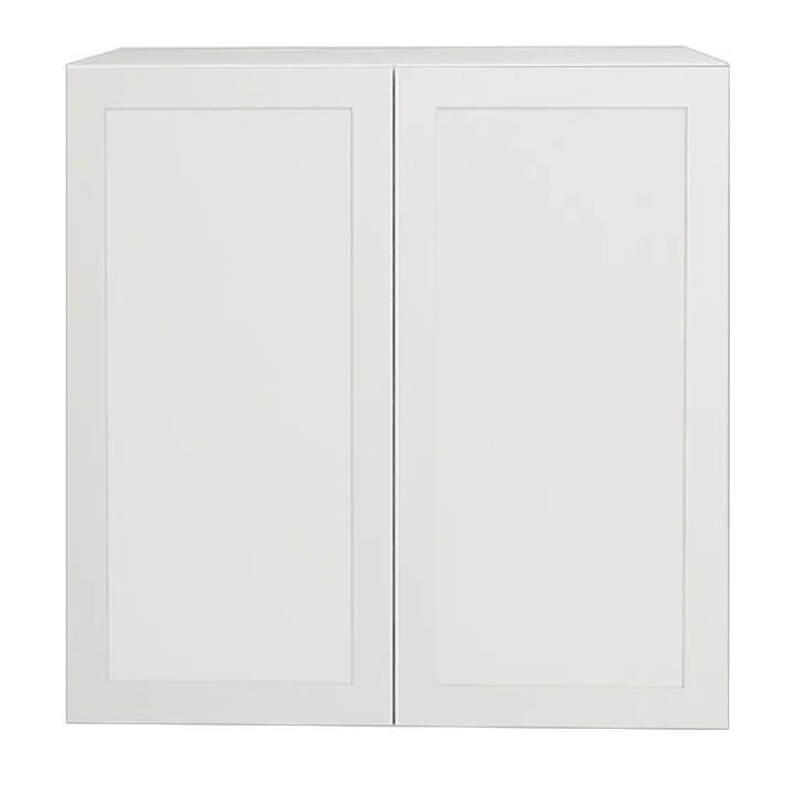 30 L x 30 H x 12 1/2 P"Shaker White Upper Kitchen Cabinet 2 Doors