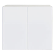 33 L x 36 H x 12 1/2" Glossy White Kitchen Cabinet Upper 2 Doors
