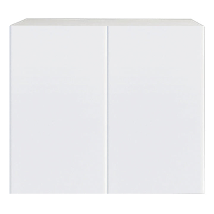 Glossy White Kitchen Cabinet Upper 2 Doors Unit 30 L x 36 H x 12.5 P in